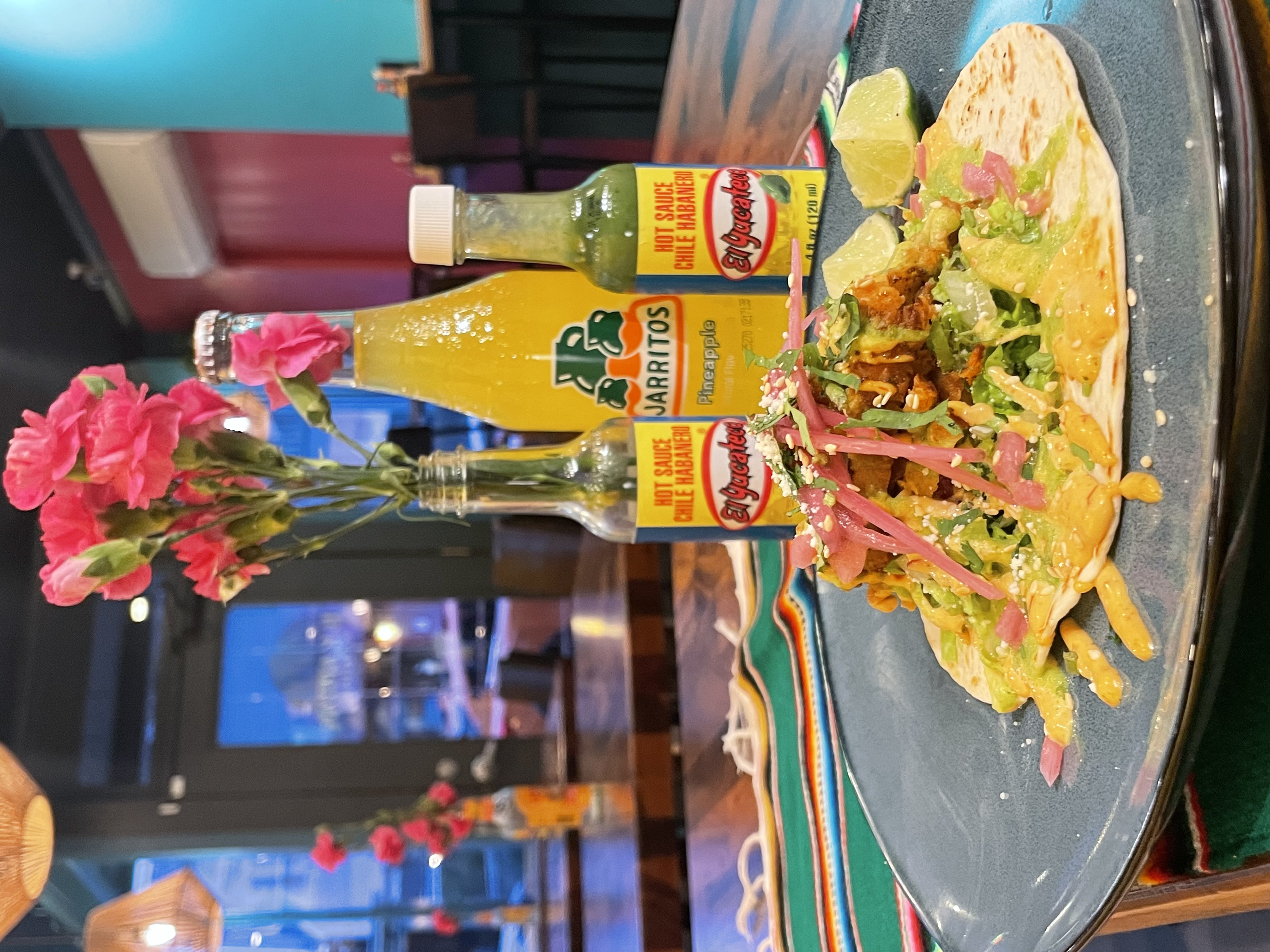 Cajun Fried Chicken Tacos
